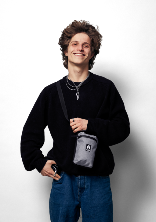 Accessories IE Nixon Day Trippin' Stash Bag Heather Gray 688T303