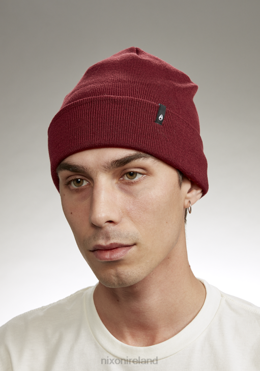 Accessories IE Nixon District Beanie Dark Cherry 688T355