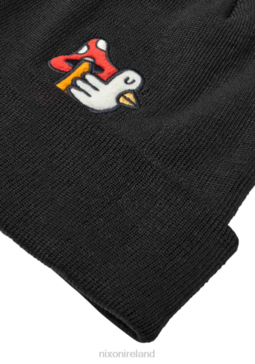 Accessories IE Nixon Hannah Eddy Beanie Black 688T366