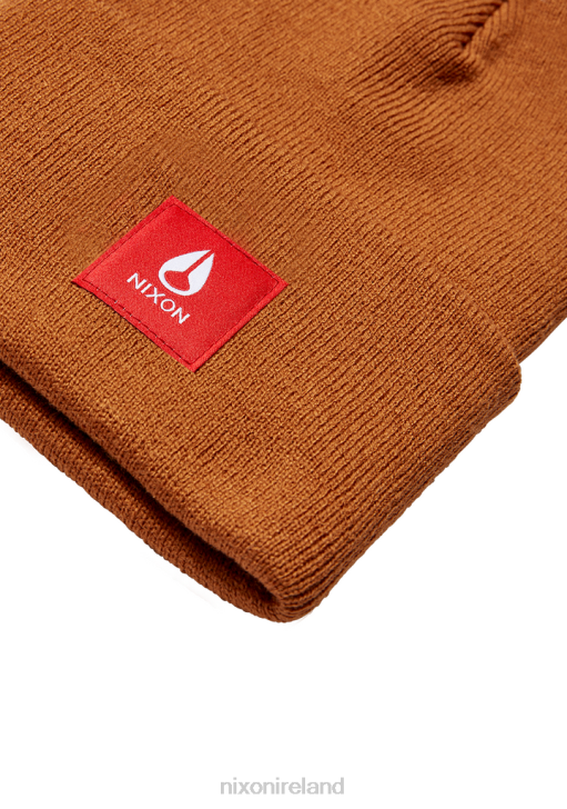 Accessories IE Nixon Hume Beanie Brown 688T360
