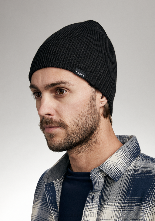 Accessories IE Nixon Kingman Wool Beanie Black 688T367