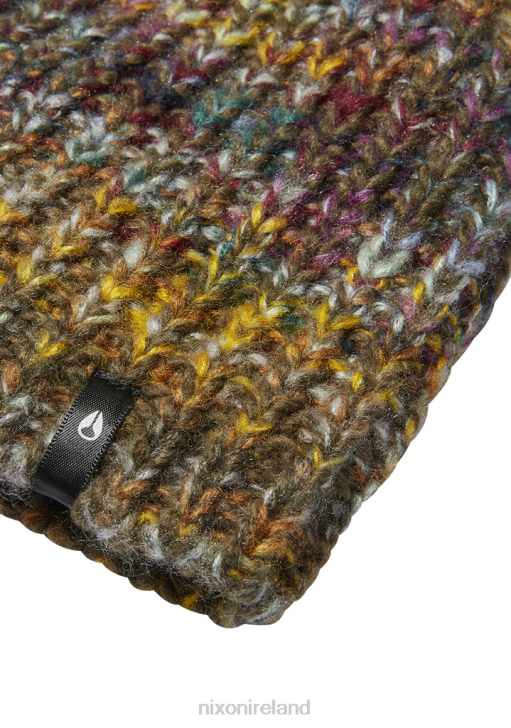 Accessories IE Nixon Owens Beanie Green/Multi 688T363