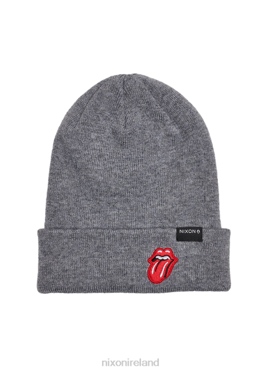 Accessories IE Nixon Rolling Stones Beanie Heather Gray 688T376