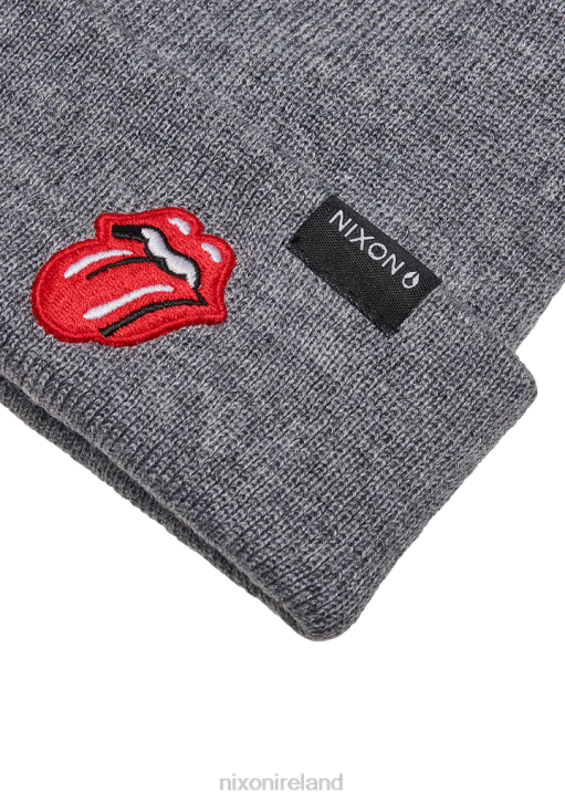 Accessories IE Nixon Rolling Stones Beanie Heather Gray 688T376