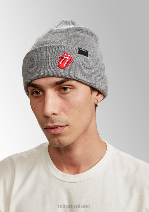 Accessories IE Nixon Rolling Stones Beanie Heather Gray 688T376