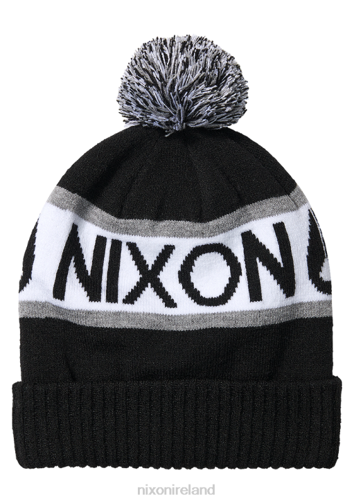 Accessories IE Nixon Teamster Beanie Black/White 688T371