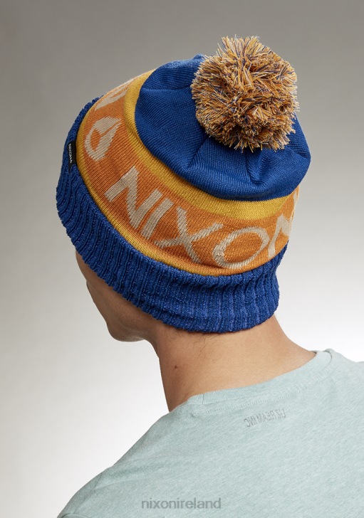 Accessories IE Nixon Teamster Beanie Blue/Orange 688T374