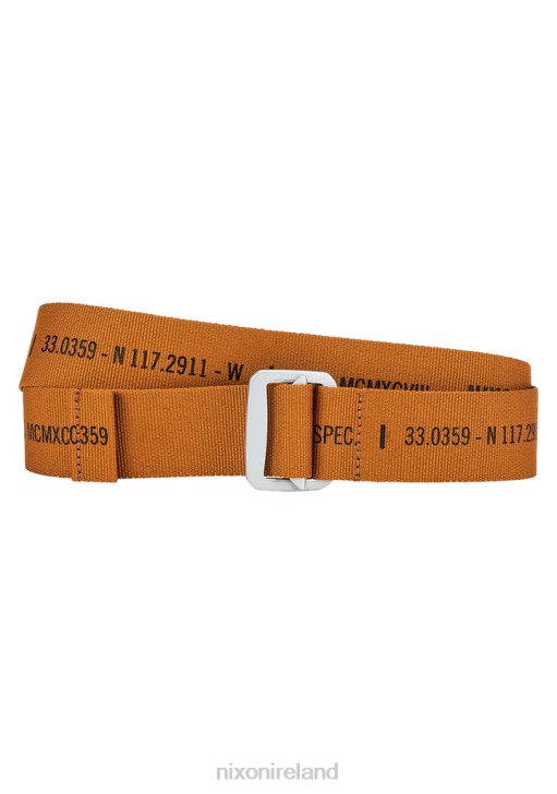 Accessories IE Nixon Rig Belt Tobacco 688T560
