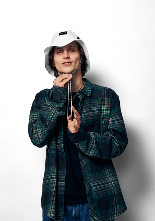 Accessories IE Nixon Brando Bucket White 688T392