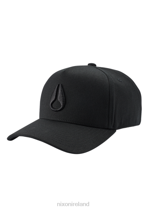 Accessories IE Nixon Deep Down Athletic Snapback All Black/Black 688T404
