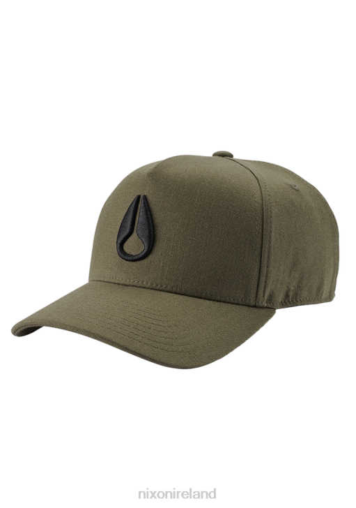 Accessories IE Nixon Deep Down Athletic Snapback Olive/Black 688T405