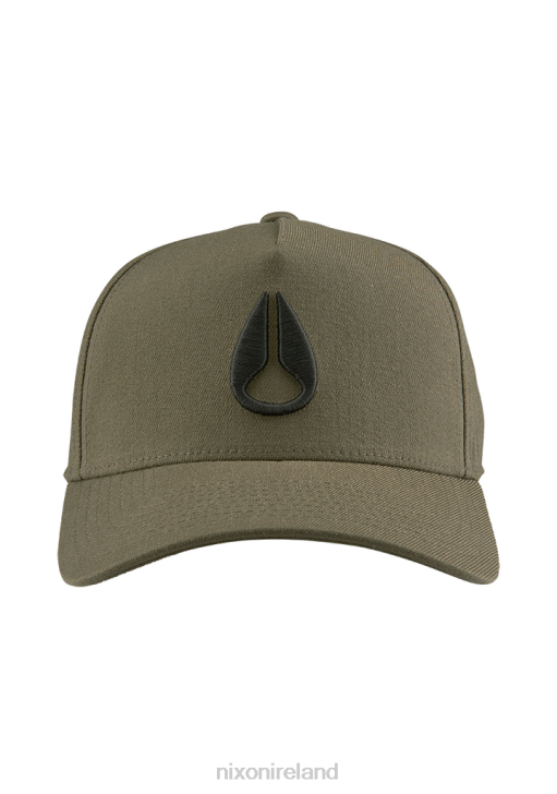 Accessories IE Nixon Deep Down Athletic Snapback Olive/Black 688T405