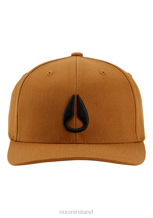 Accessories IE Nixon Deep Down Flexfit Athletic Fit Hat Brown/Black 688T398