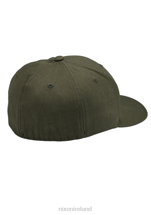 Accessories IE Nixon Deep Down Flexfit Athletic Fit Hat Dark Olive 688T400