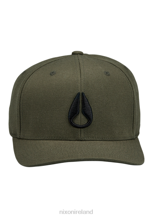 Accessories IE Nixon Deep Down Flexfit Athletic Fit Hat Dark Olive 688T400
