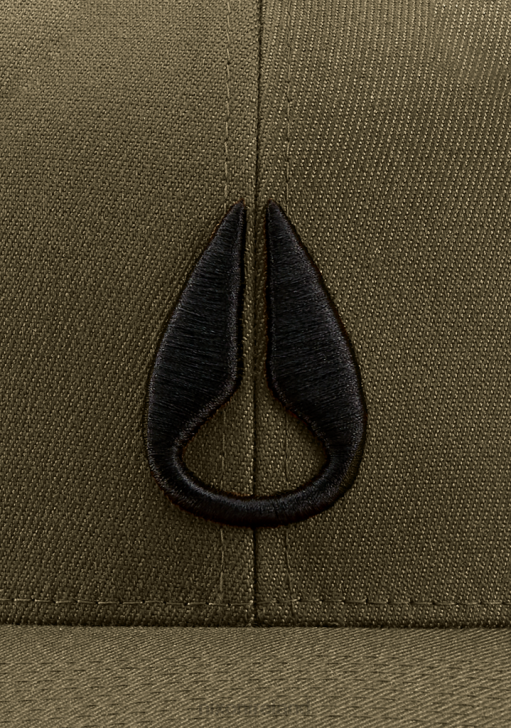 Accessories IE Nixon Deep Down Flexfit Athletic Fit Hat Dark Olive 688T400