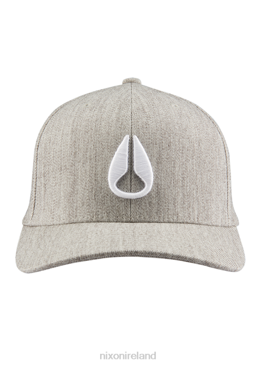 Accessories IE Nixon Deep Down Snapback Heather Gray/White 688T425