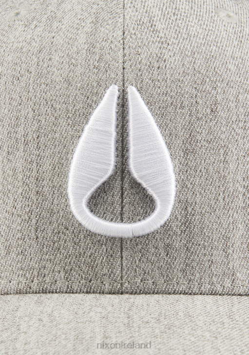 Accessories IE Nixon Deep Down Snapback Heather Gray/White 688T425