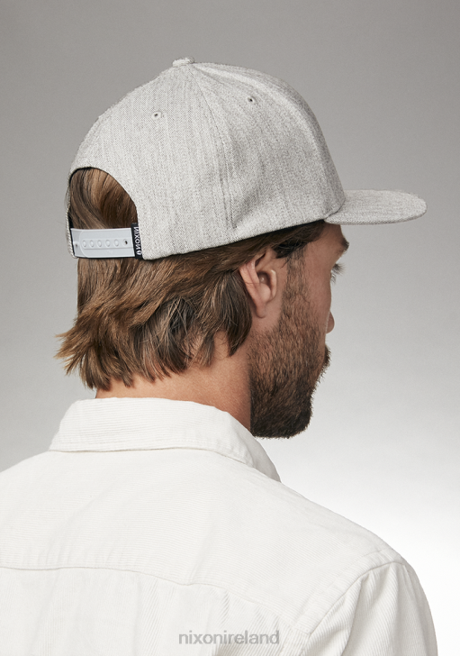 Accessories IE Nixon Deep Down Snapback Heather Gray/White 688T425