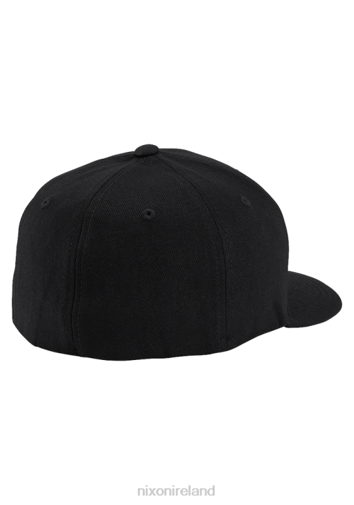 Accessories IE Nixon Exchange Flexfit Hat Black/White 688T411