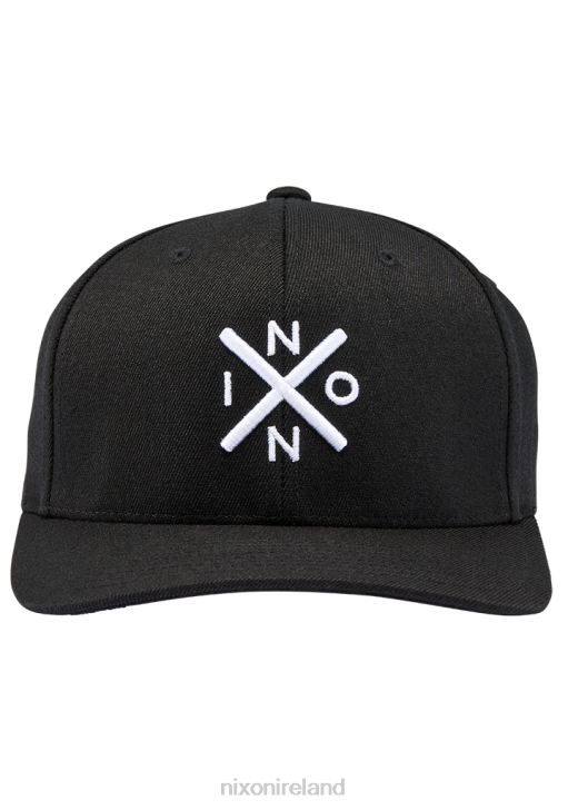 Accessories IE Nixon Exchange Flexfit Hat Black/White 688T411