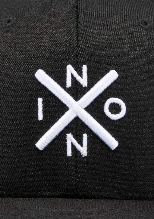 Accessories IE Nixon Exchange Flexfit Hat Black/White 688T411