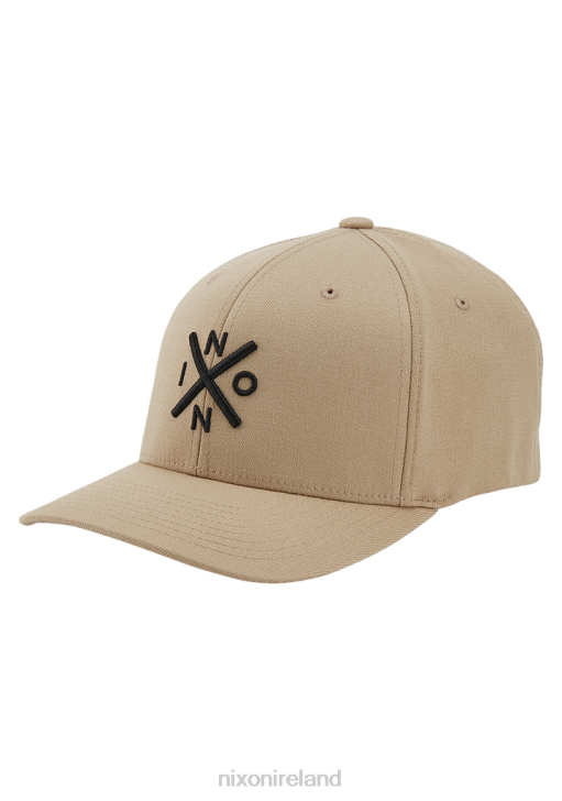 Accessories IE Nixon Exchange Flexfit Hat Khaki/Black 688T412