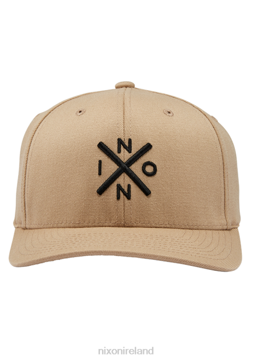 Accessories IE Nixon Exchange Flexfit Hat Khaki/Black 688T412