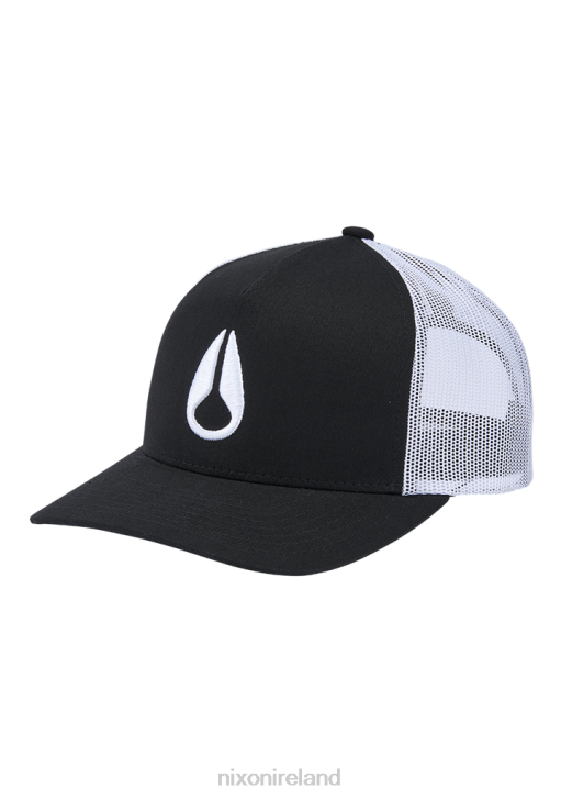 Accessories IE Nixon Iconed Trucker Hat Black/White 688T446