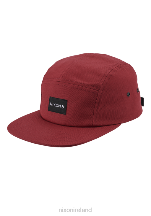 Accessories IE Nixon Mikey 5 Panel Hat Burgundy 688T339