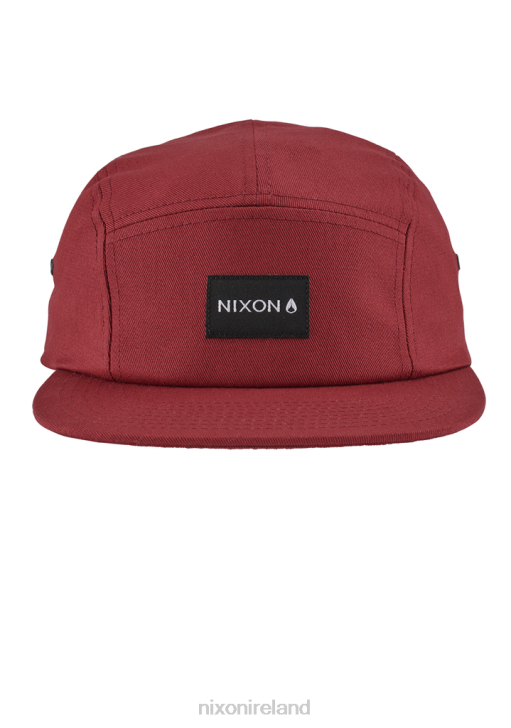 Accessories IE Nixon Mikey 5 Panel Hat Burgundy 688T339