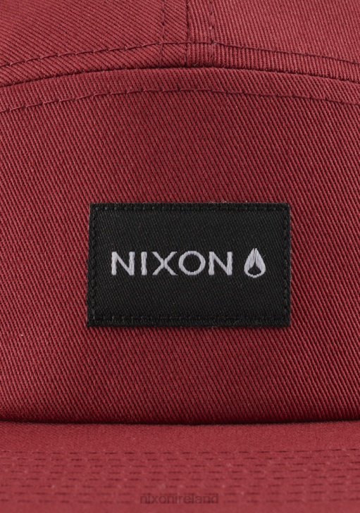 Accessories IE Nixon Mikey 5 Panel Hat Burgundy 688T339