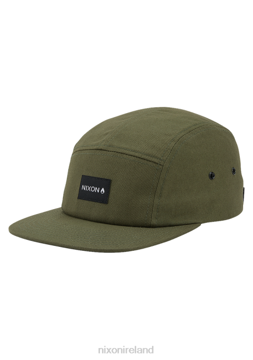 Accessories IE Nixon Mikey 5 Panel Hat Olive 688T336