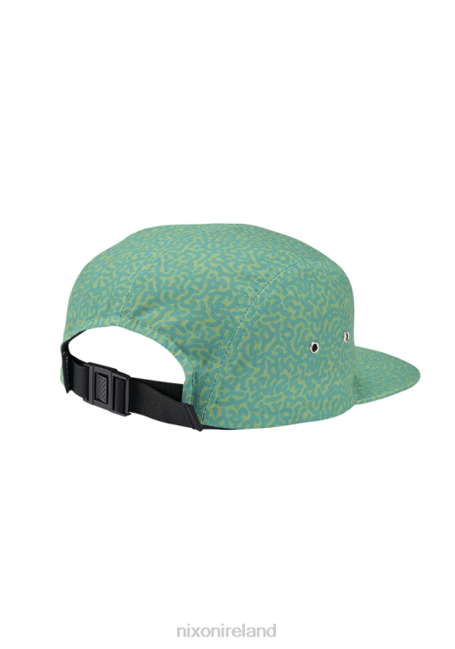 Accessories IE Nixon Mikey 5 Panel Hat Squigg/Green 688T341