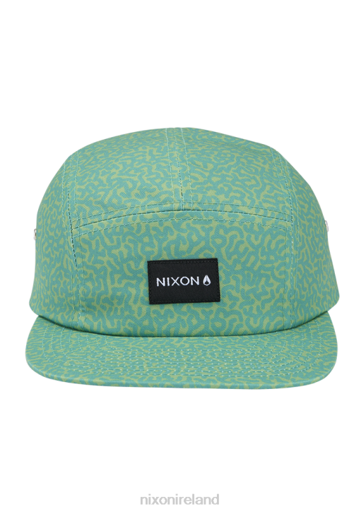 Accessories IE Nixon Mikey 5 Panel Hat Squigg/Green 688T341
