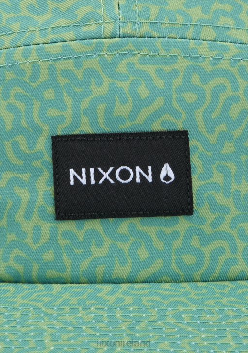 Accessories IE Nixon Mikey 5 Panel Hat Squigg/Green 688T341