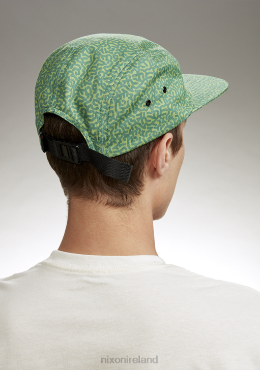 Accessories IE Nixon Mikey 5 Panel Hat Squigg/Green 688T341