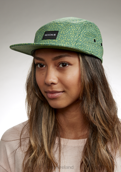 Accessories IE Nixon Mikey 5 Panel Hat Squigg/Green 688T341