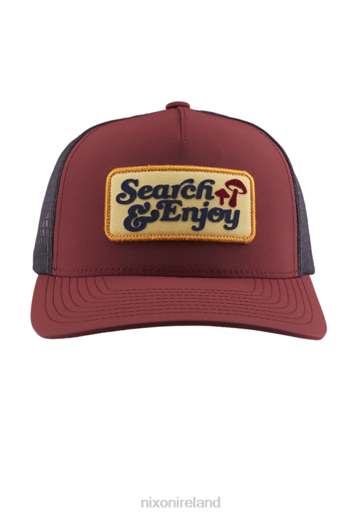 Accessories IE Nixon Searchin Trucker Burgundy/Gray 688T456