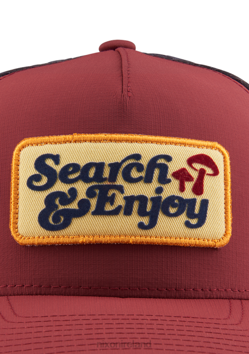 Accessories IE Nixon Searchin Trucker Burgundy/Gray 688T456