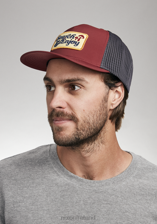 Accessories IE Nixon Searchin Trucker Burgundy/Gray 688T456