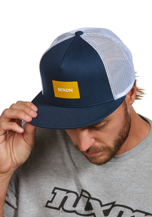 Accessories IE Nixon Team Trucker Hat Midnight Blue/Dark Yellow 688T437
