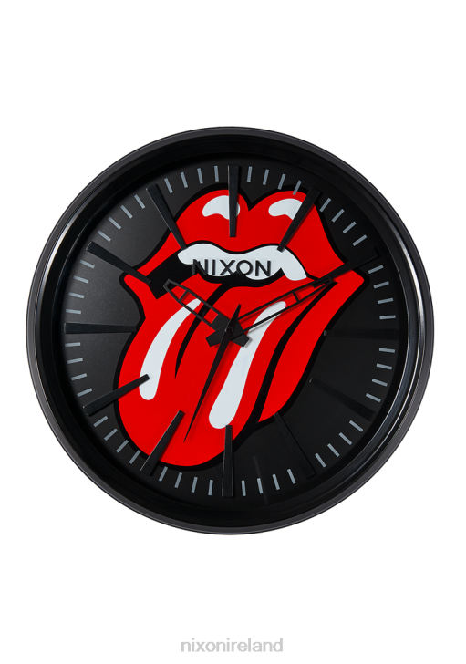 Accessories IE Nixon Rolling Stones Sentry Wall Clock Black 688T574