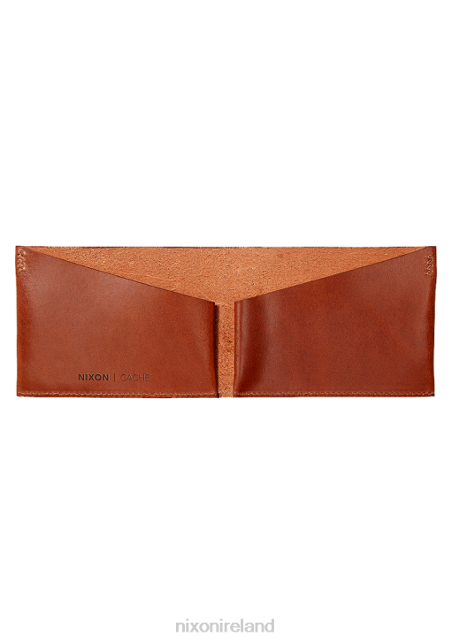 Accessories IE Nixon Cache Bifold Wallet Saddle 688T547
