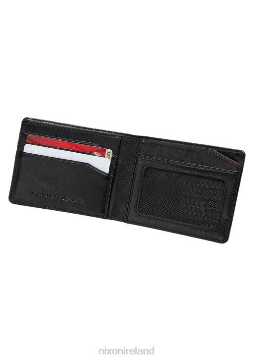 Accessories IE Nixon Cape Leather Wallet Black 688T526