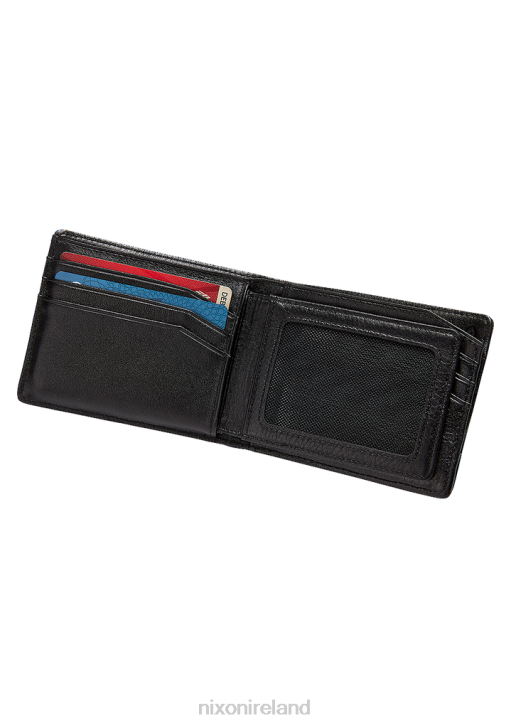 Accessories IE Nixon Pass Leather Wallet Black 688T522