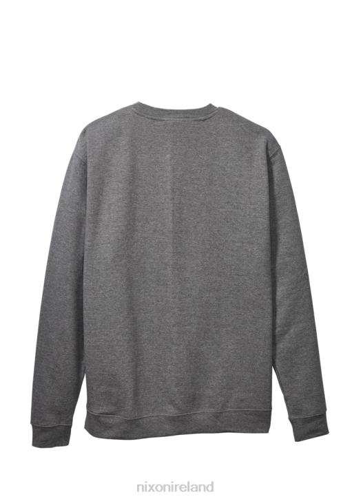 Clothing IE Nixon Rosas Crew Sweatshirt Dark Heather Gray/Gray 688T475