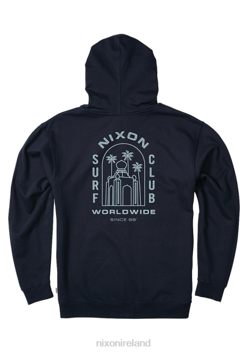 Clothing IE Nixon Temple Zip Hoodie Navy 688T470