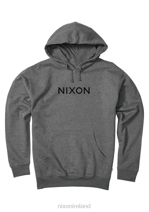 Clothing IE Nixon Wordmark Hoodie Dark Heather Gray 688T463
