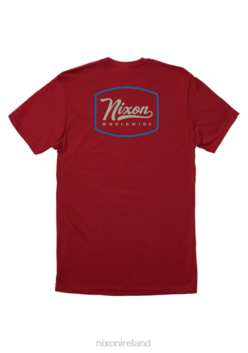 Clothing IE Nixon Looped Repreve T-Shirt Cardinal 688T510